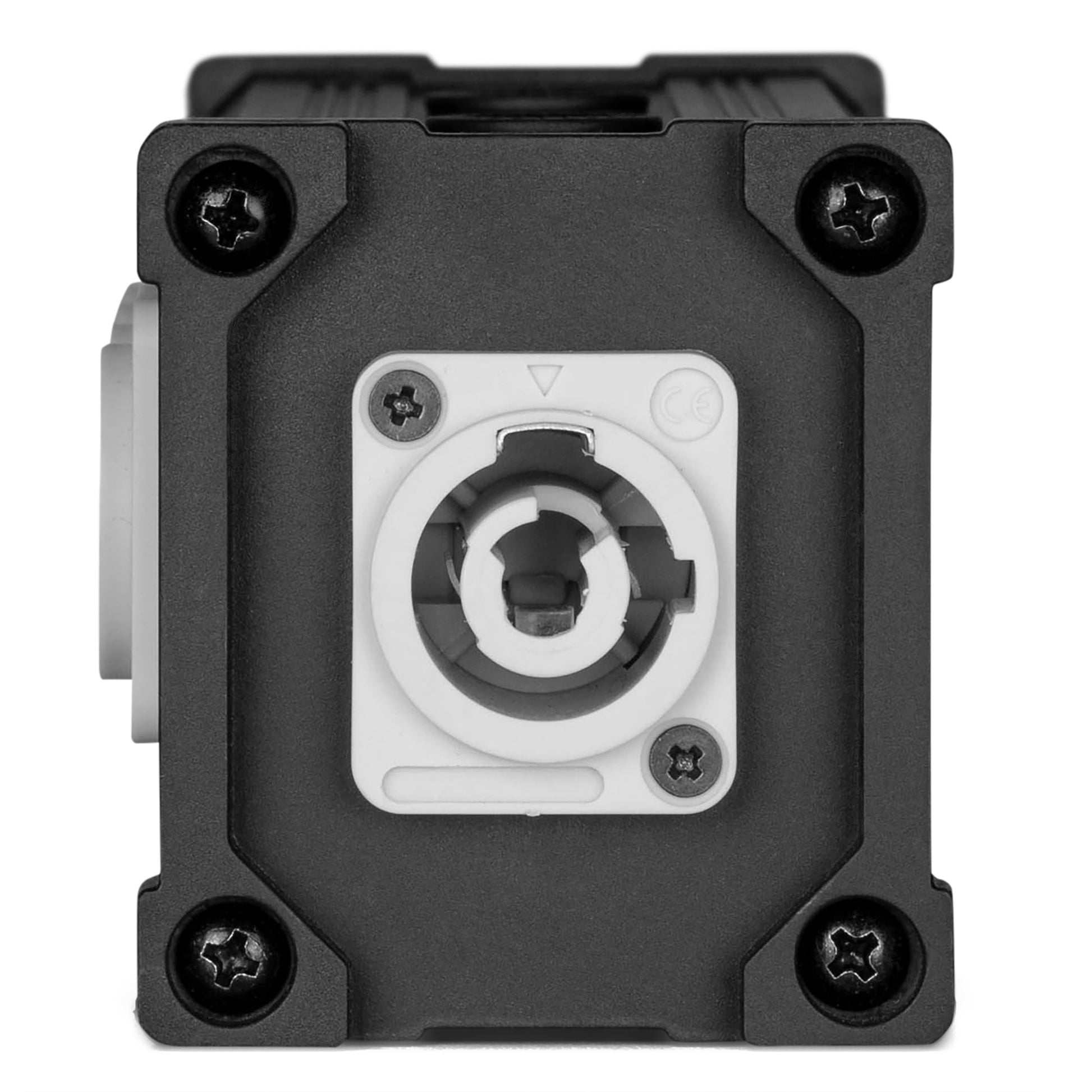 PD-Connex PSB25 – Schaltzwischenstecker, 1× Powercon In / 5× Powercon Out, 5 Schalter, Schwarz