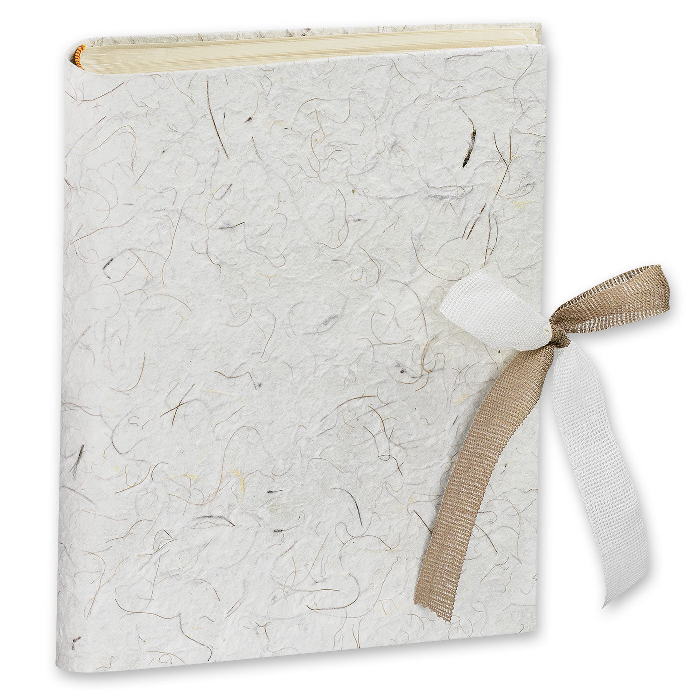 ZEP Gästebuch AGATA – Pergaminzwischenblätter – 60 Seiten – 300 × 300 mm – gebunden, weiss