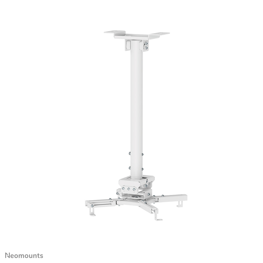 Neomounts CL25-540WH1 – Beamer-Deckenhalterung, H 60,5–90,5 cm, 35 kg, schwenk-/neigbar, weiss