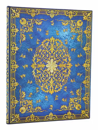 Paperblanks Notizbuch, 175 × 230 mm, liniert, Hardcover, 144 Seiten, 120 g/m² – dunkelblau, Sternenhimmel