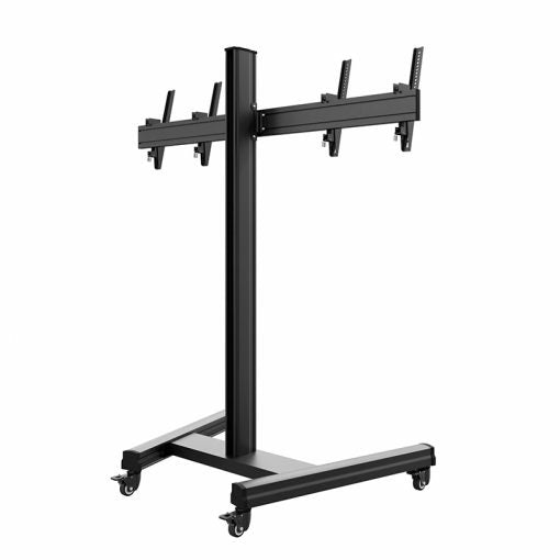 Hagor CPS Mobile Stand Dual – Trolley, für 2 Displays, für 43–55"