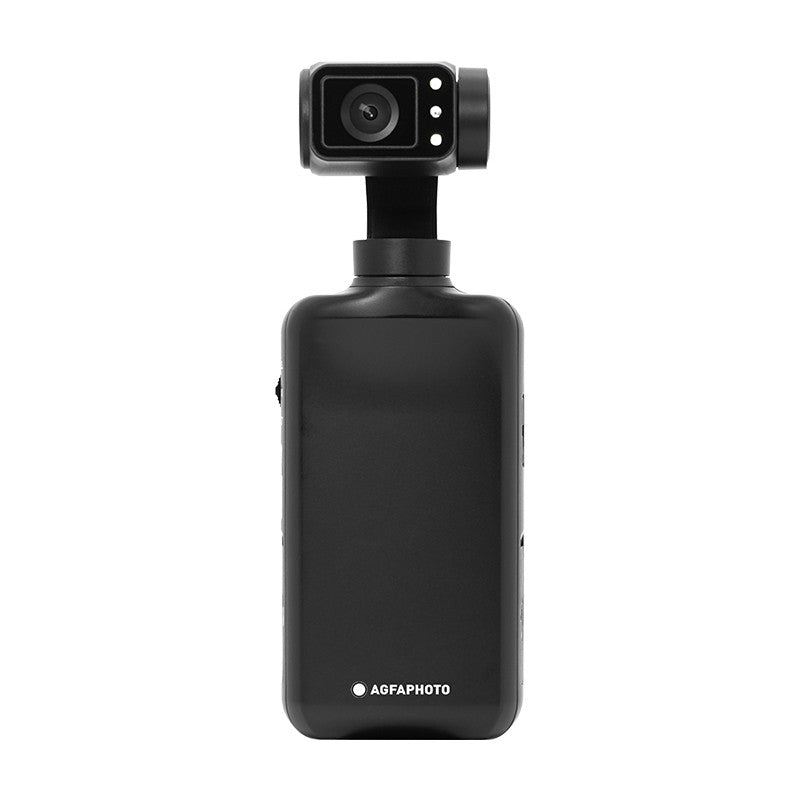 AgfaPhoto Mini DV Gimble Kamera MC3X, Realishot – Gimbal-Kamera, 8 MP, 4K, Schwarz