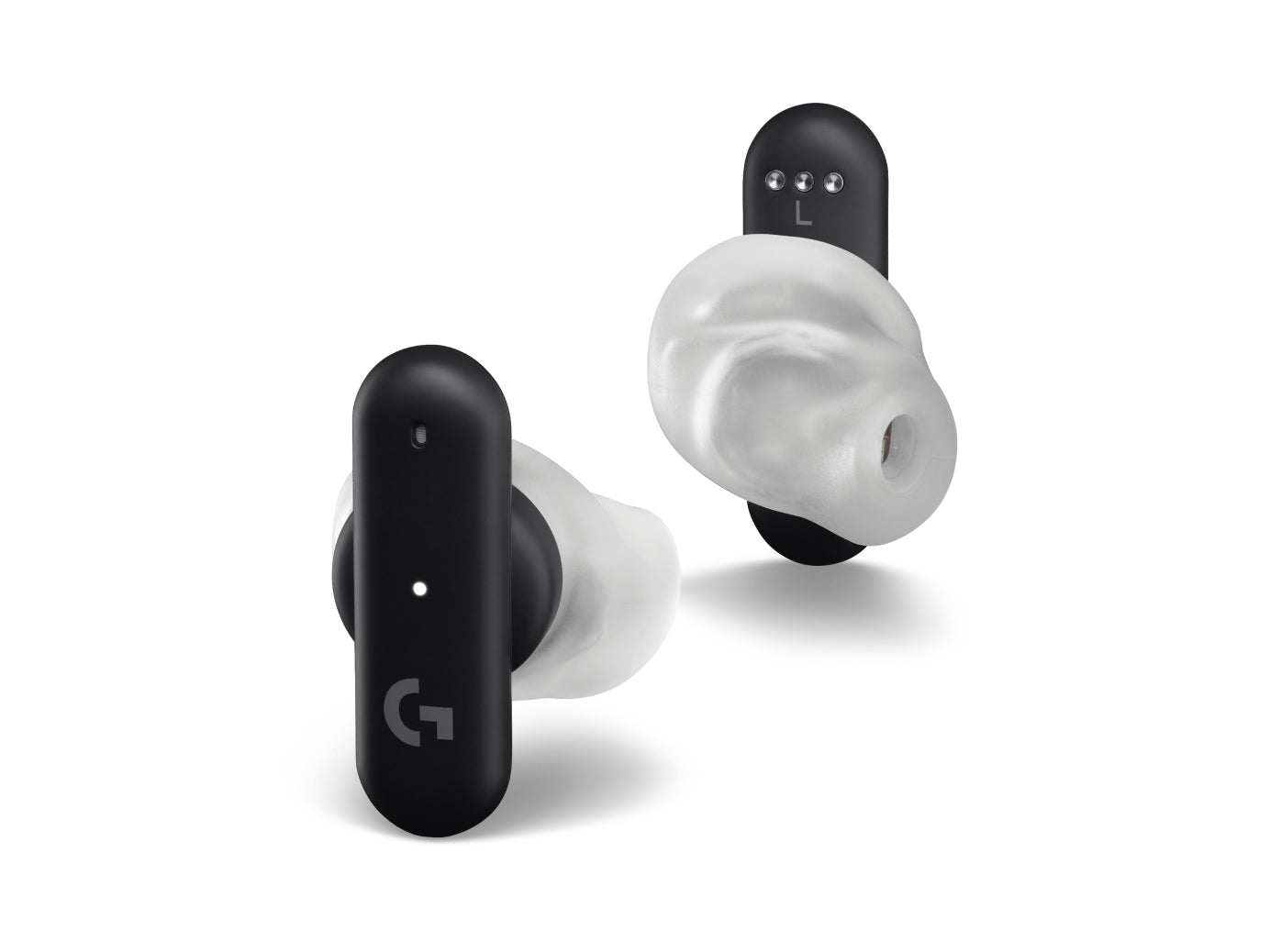 Logitech G Fits TWS In-Ear – Stereo, mit USB-A-Dongle, mit Ladecase, Schwarz, BT 5.2