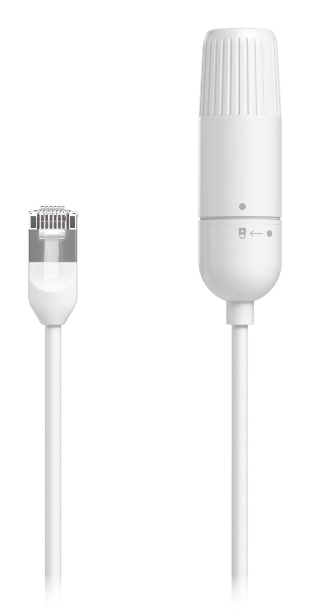 Ubiquiti Patchkabel – Cat6a F/UTP (FTP), 0,185 m, Weiss, RJ-45, 2er-Pack