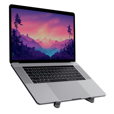 Trust Laptop- & Tablet-Ständer – für Notebooks bis 17,3", Aluminium, Grau