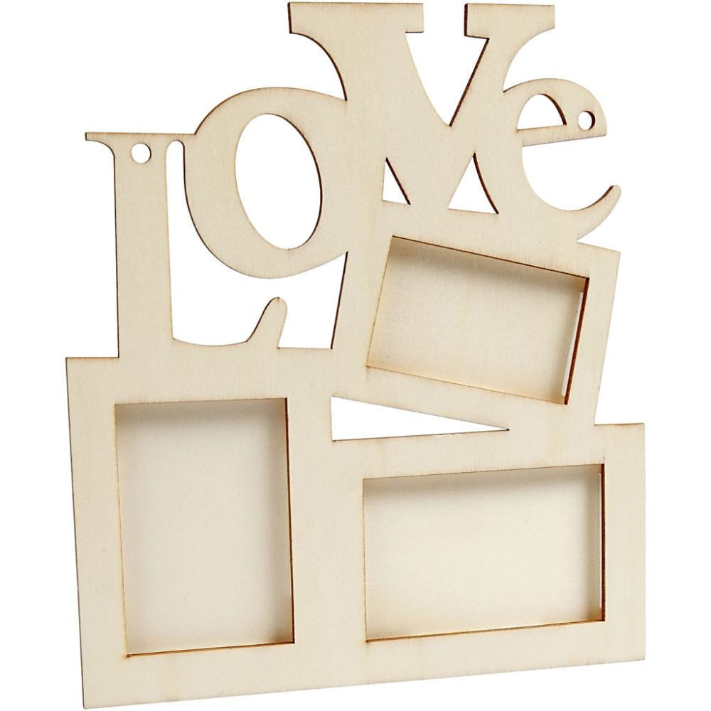 Creativ Company Bilderrahmen – für 19,7 × 16 cm – Holz, Braun