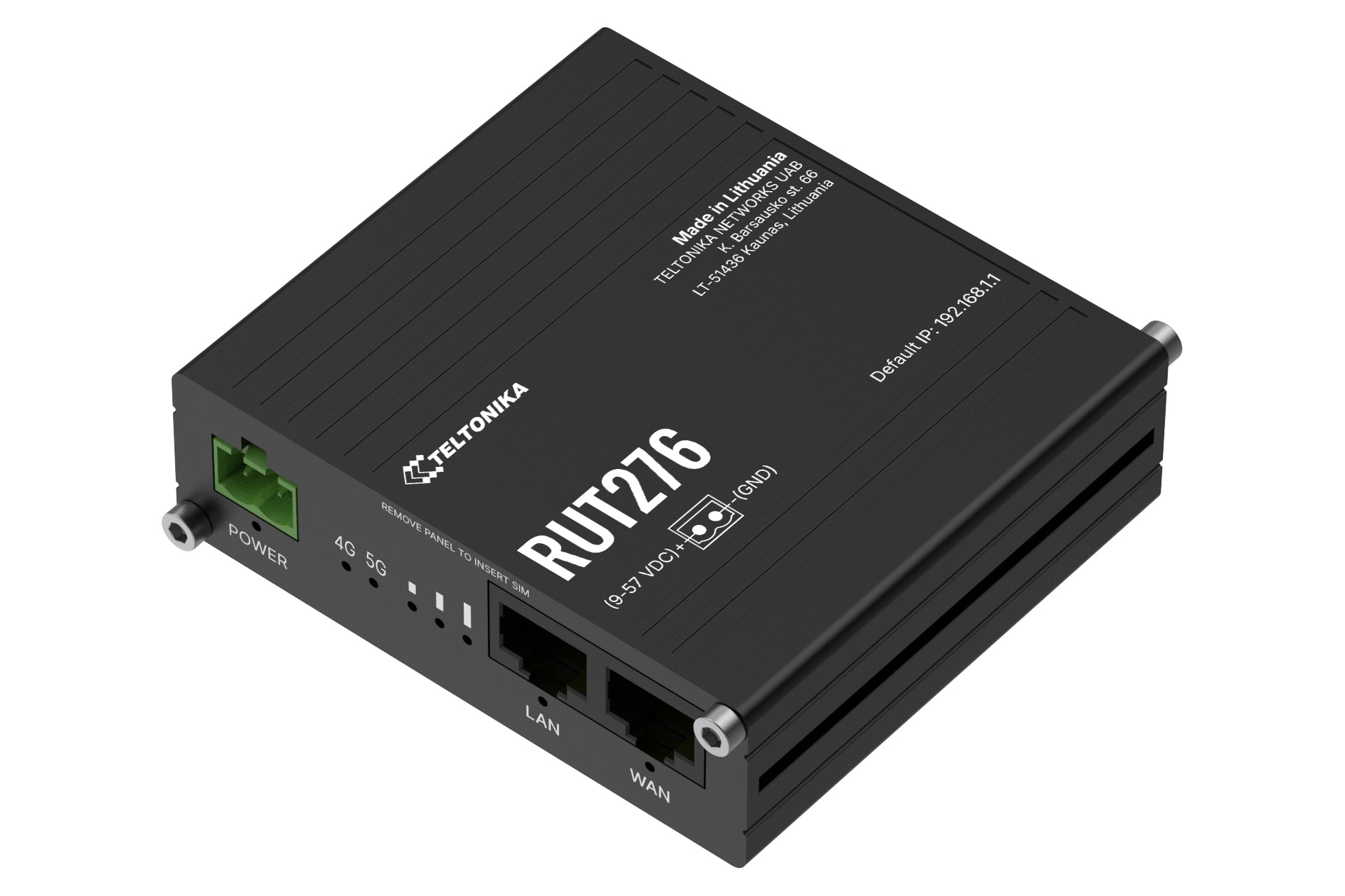 Teltonika RUT276 RedCap 5G – WLAN Router – Wi-Fi 4 (2,4 GHz)