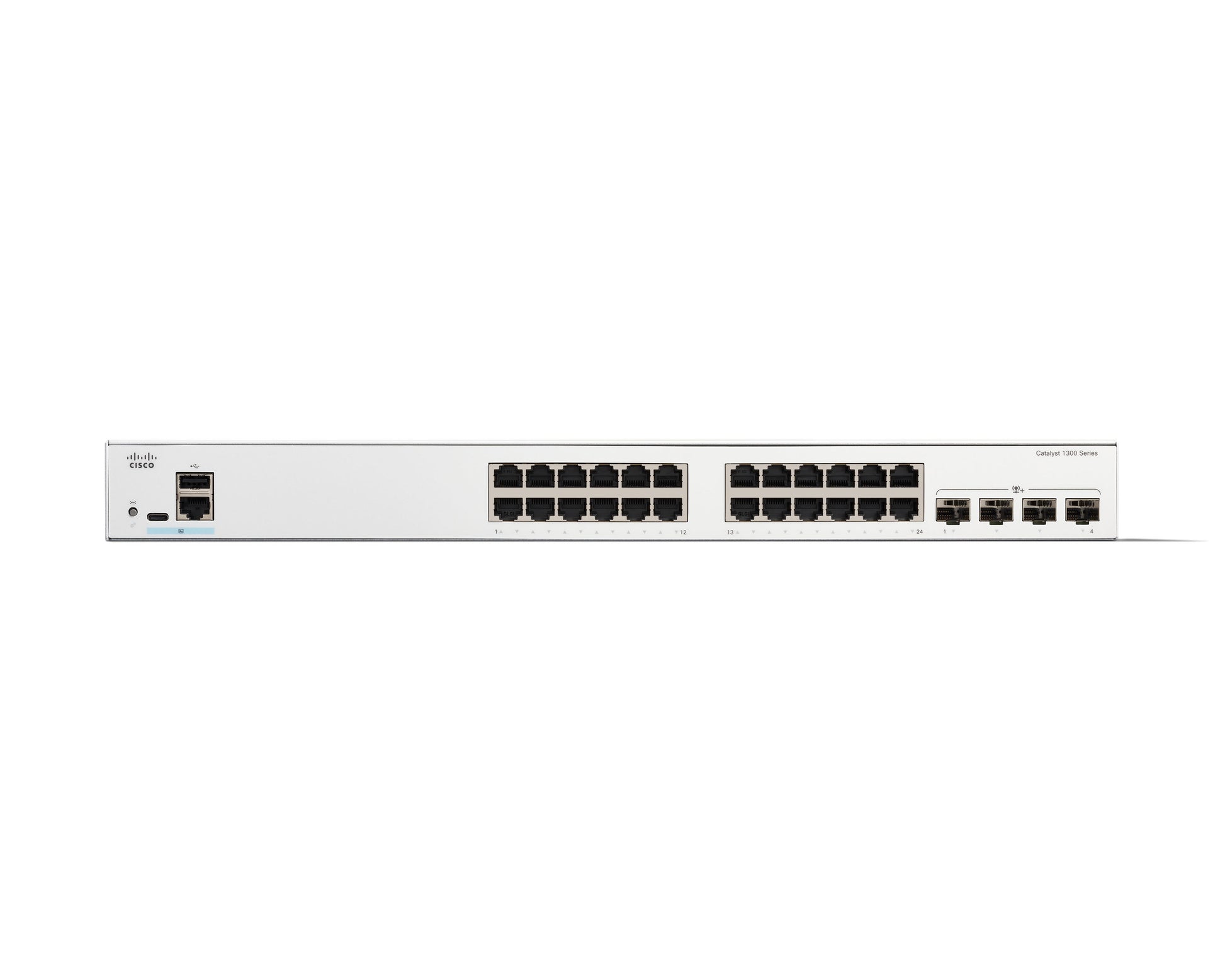Cisco C1300-24T-4X – Managed Switch – 24×GbE, 4×SFP+, L2/L3