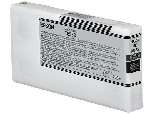 Epson Tintenpatrone C13T65380N, Schwarz, 200 ml, Original – für Stylus Pro 4900 und andere