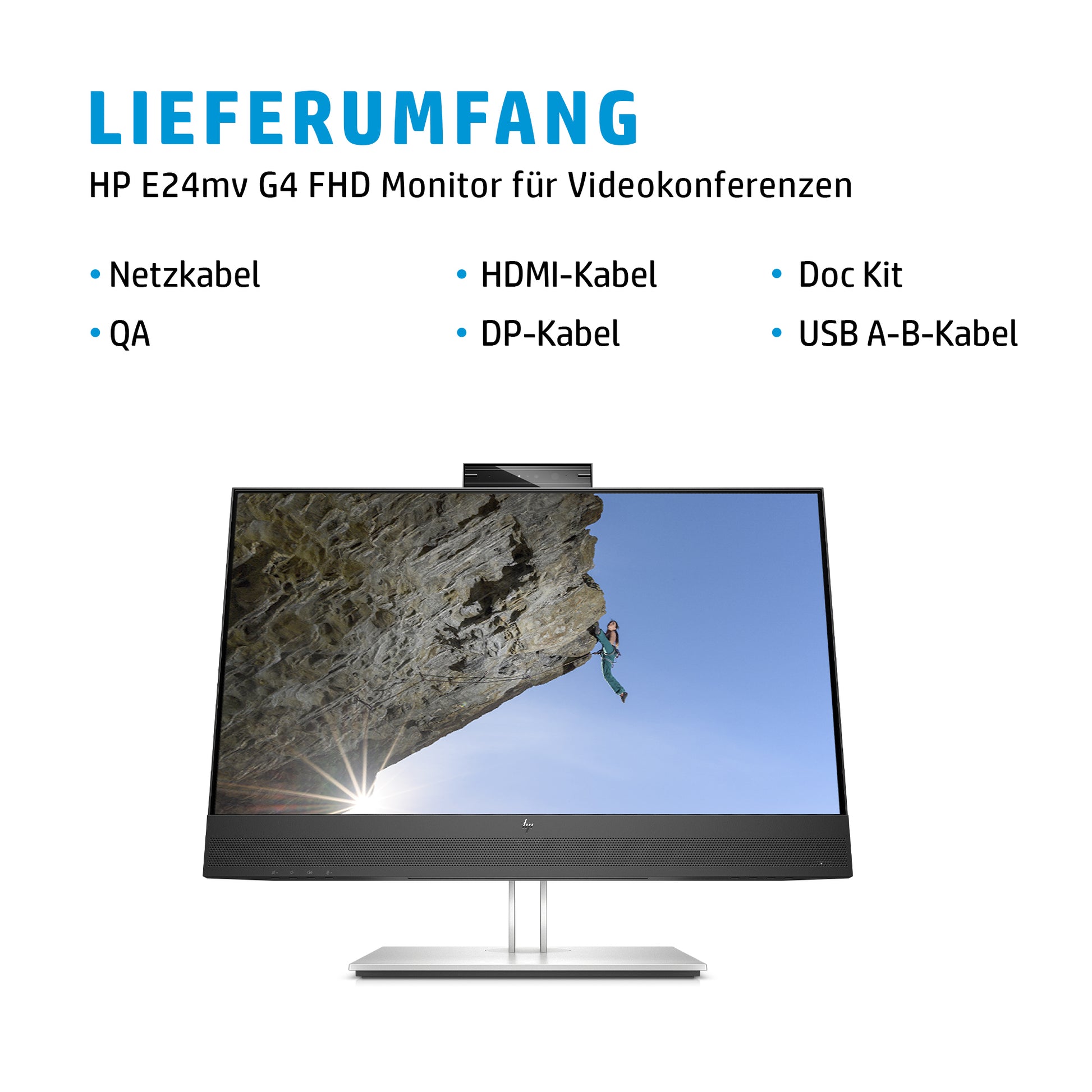 HP E24mv G4 – Monitor, 23,8", 1920 × 1080 (Full HD)