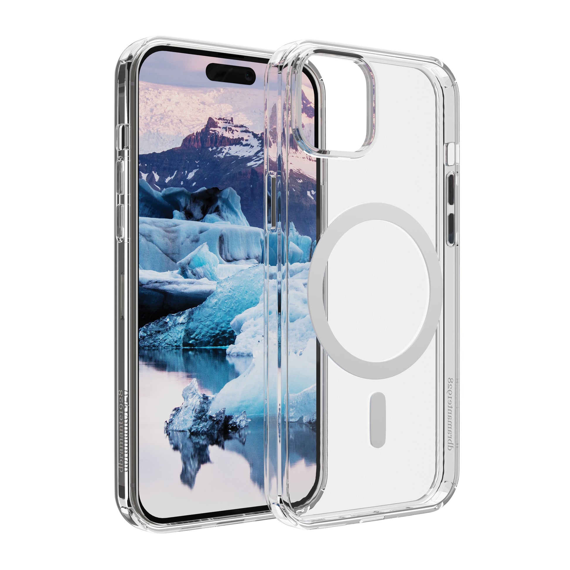 dbramante1928 Iceland Pro MS Backcover – für Apple iPhone 15, MagSafe, Transparent