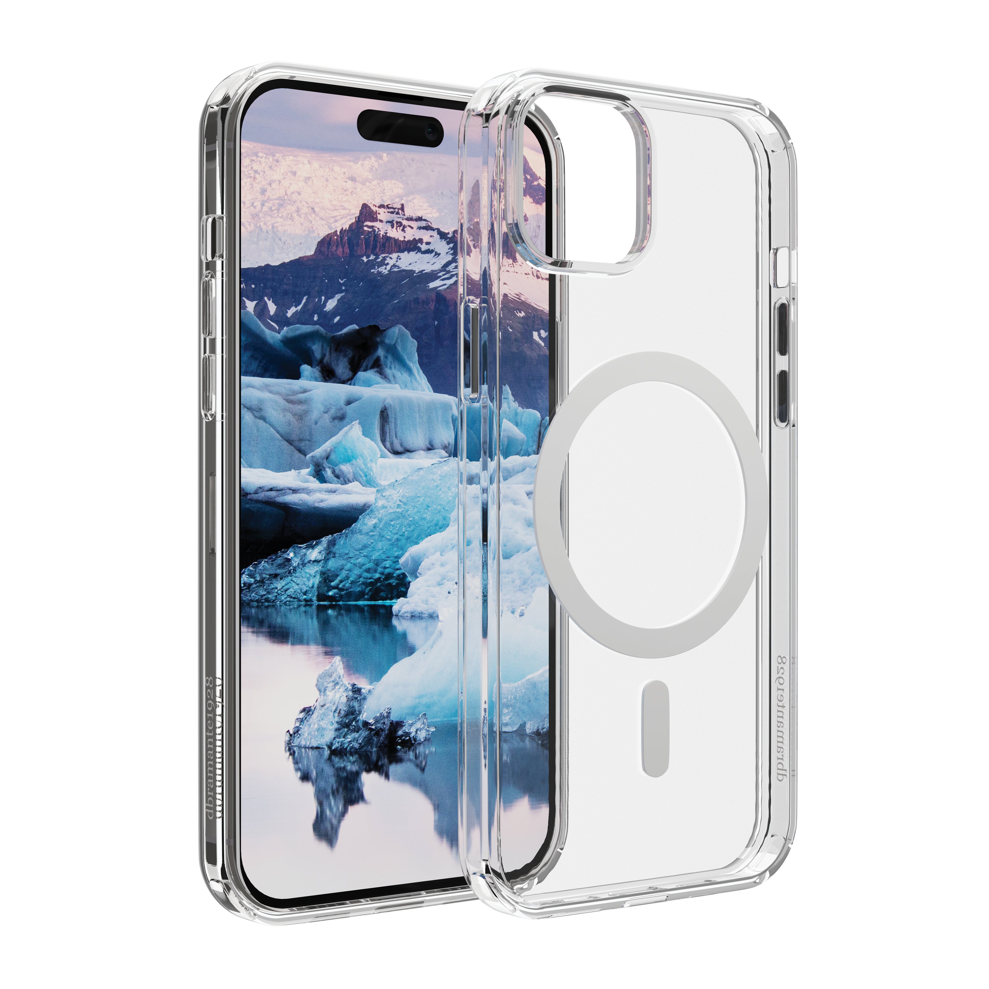 dbramante1928 Iceland Pro MS Backcover – für Apple iPhone 15, MagSafe, Transparent