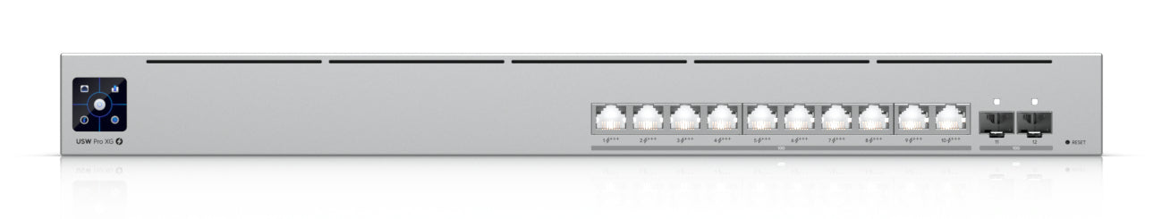 Ubiquiti Managed Switch – 10×10G, 2×SFP+, L2/L3, PoE++ 400 W, 1U