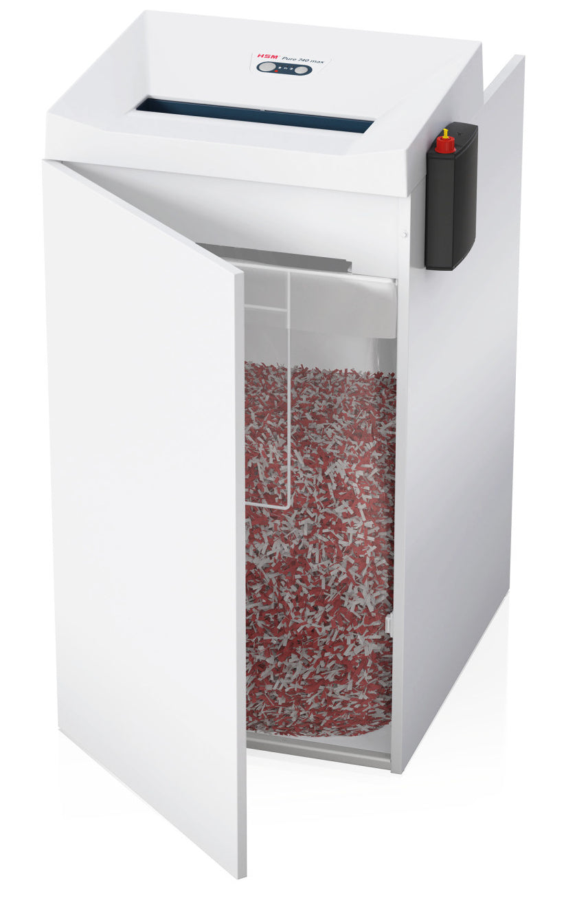 HSM PURE 740 max – Aktenvernichter, DIN P-5, Mikroschnitt 1,9 × 15 mm, 240 l