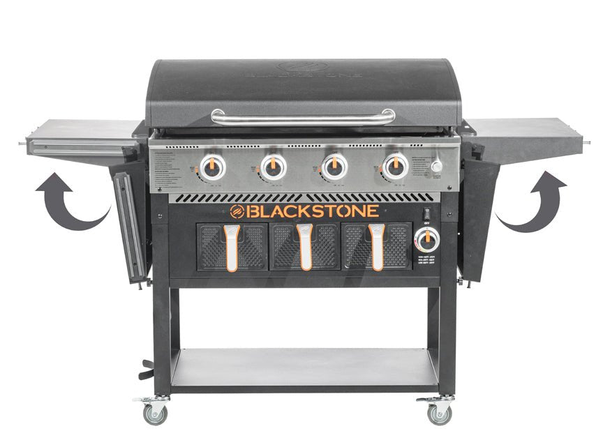 Blackstone Grillplatte 257-1868DK – 17,58 kW, 4 Brenner, 4'954 cm² – Schwarz/Edelstahl
