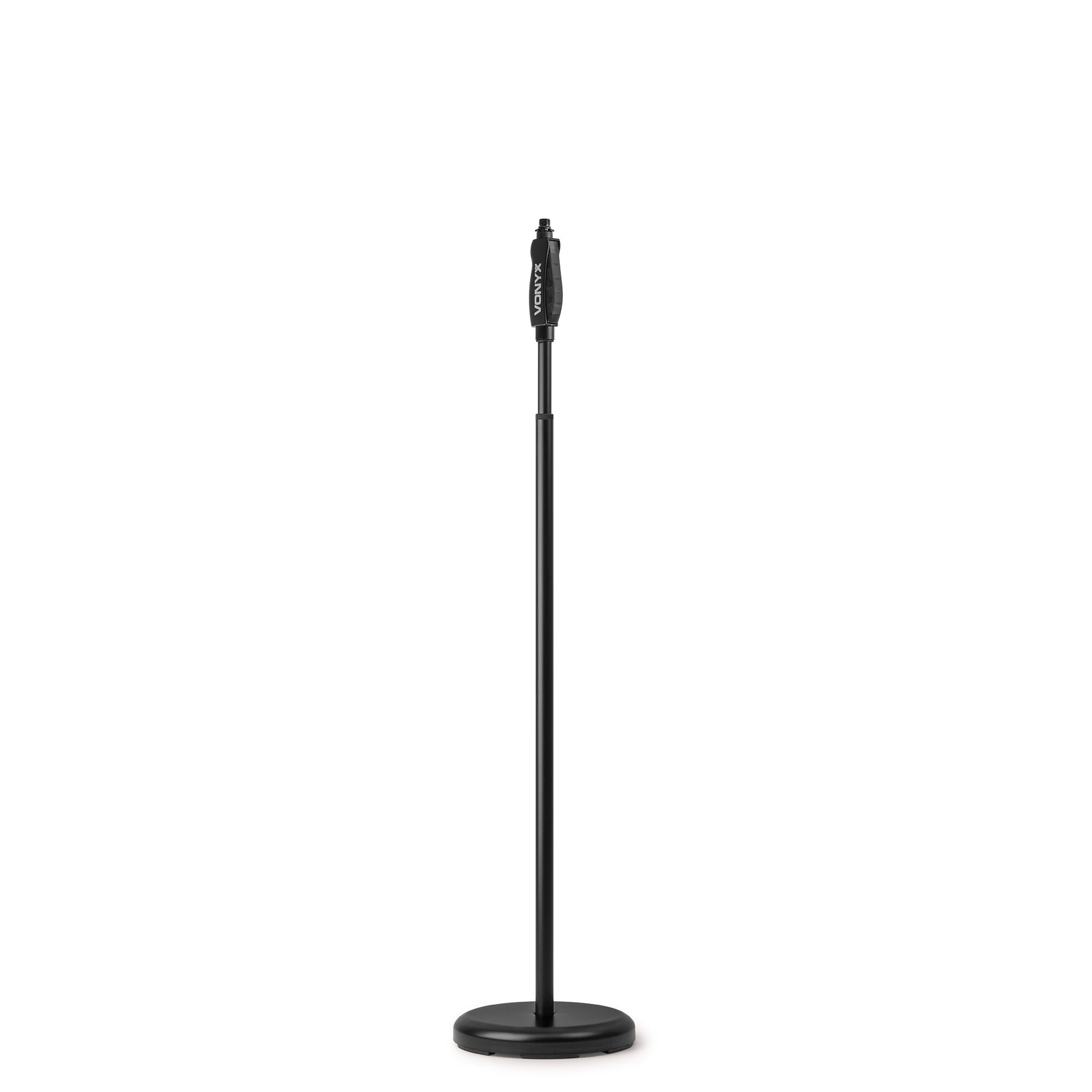 Vonyx MS110 – Mikrofonständer, Bodenstativ, 108–165 cm, 5/8" – Schwarz