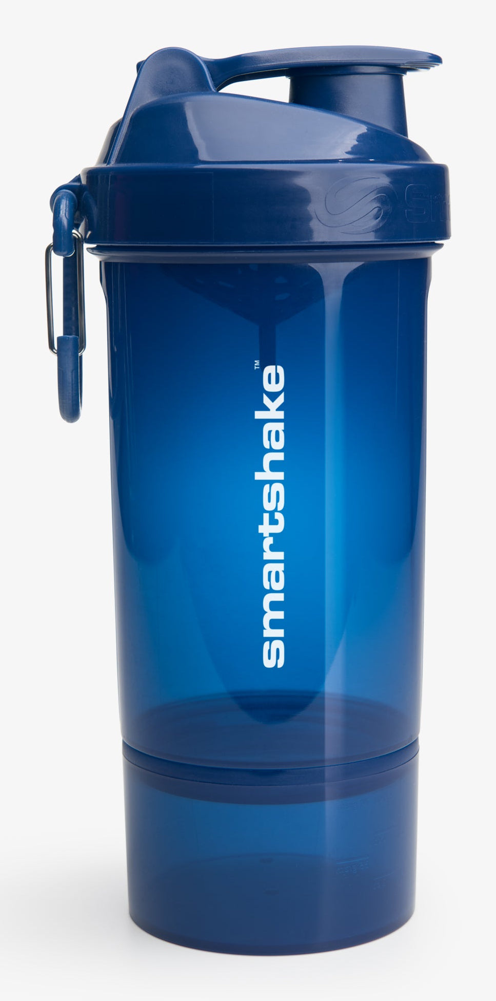 Smartshake Original2GO ONE Trinkflasche 800 ml – Kunststoff, Sportdeckel, Marineblau