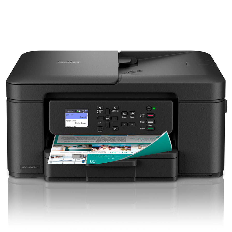Brother DCP-J1360DW – Farbiges Tintenstrahl-MFP A4, 3-in-1 – USB/WLAN – Duplex, ADF – 16 Seiten/Min S/W