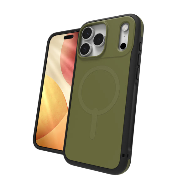 ZAGG Sedona Snap Backcover – für Apple iPhone 17 Max, MagSafe, Graphen, Grün, bis 4 m Sturzsicher