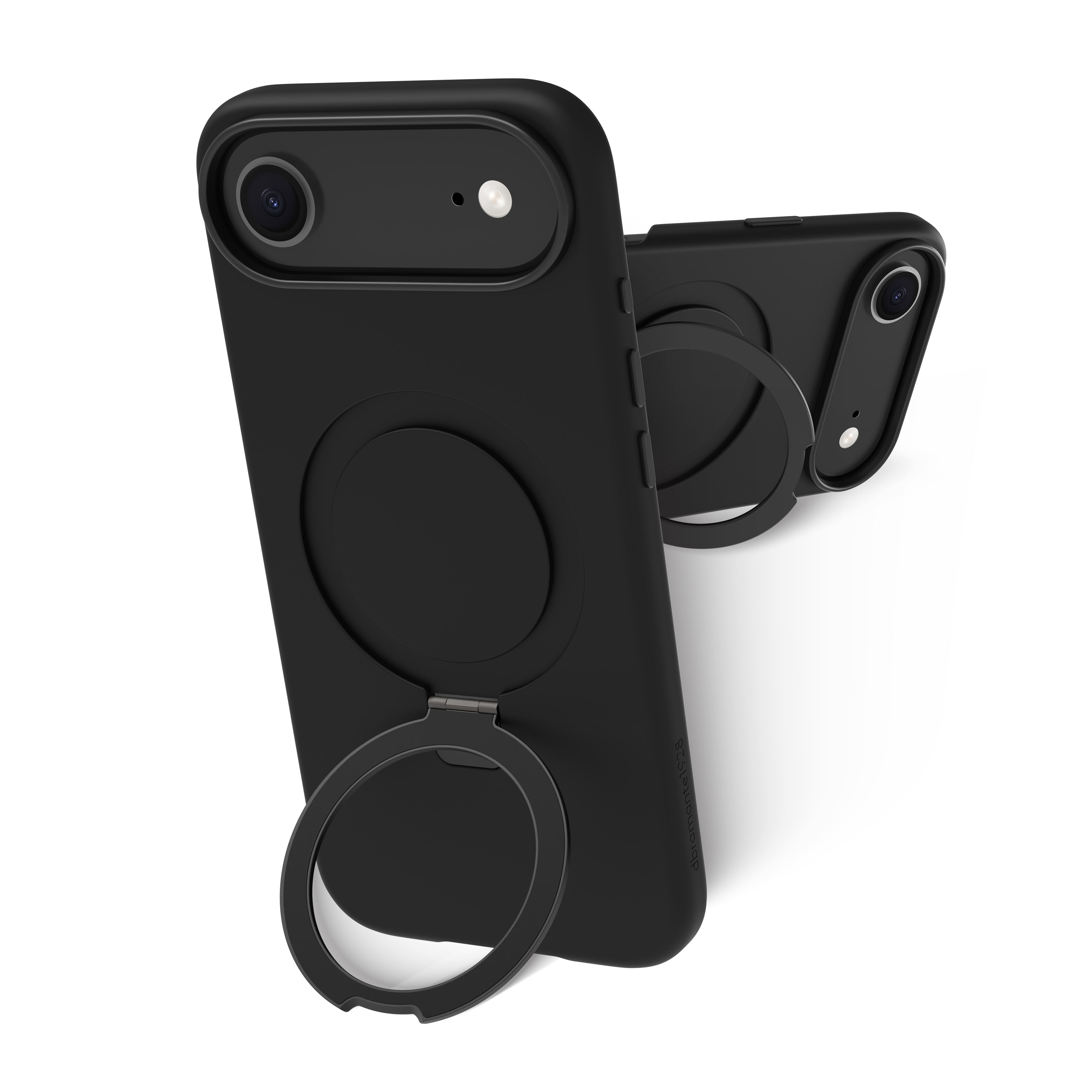 dbramante1928 Backcover – für Apple iPhone 17 Air, mit Ständer, Kunststoff, schwarz, bis 1,2 m sturzsicher