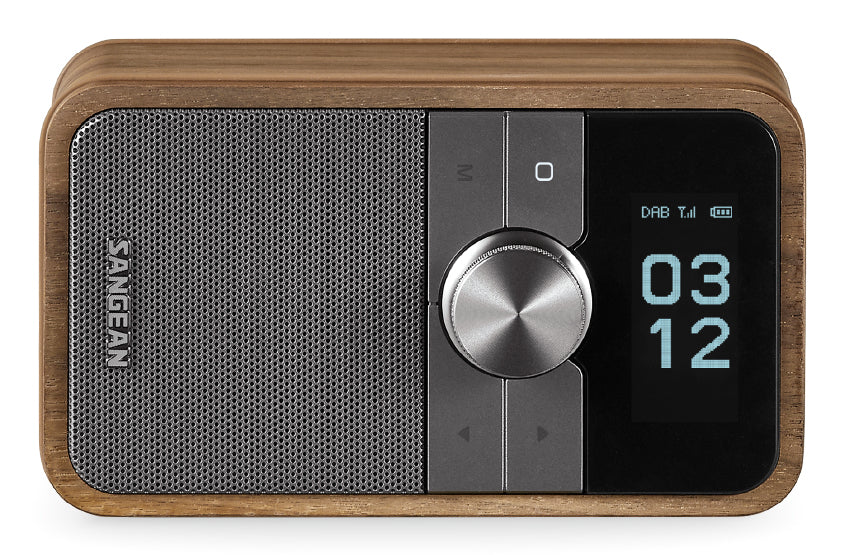 Sangean DDR-8 – DAB+/UKW-Tischradio, Bluetooth – Nussbaum