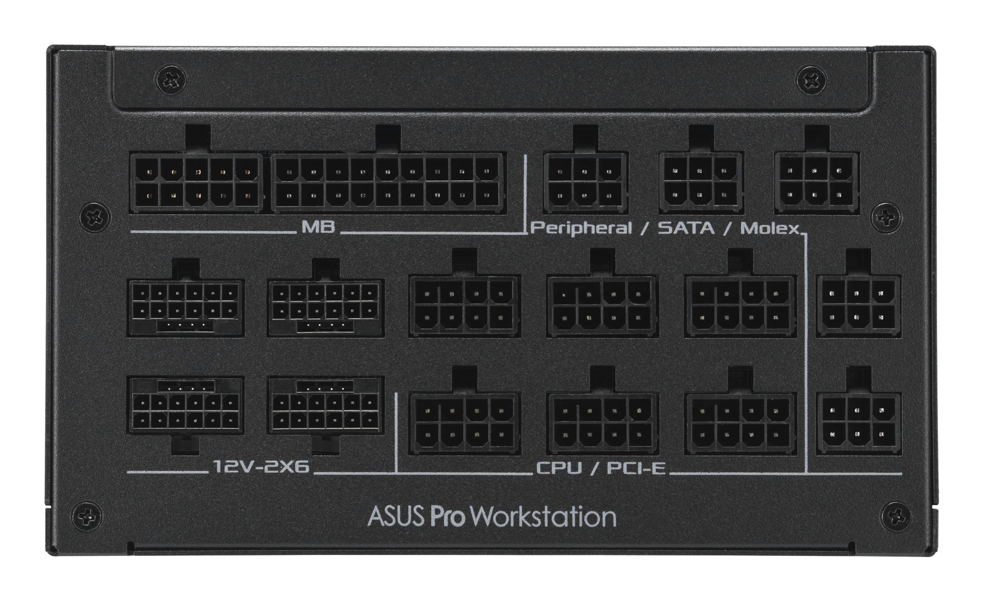ASUS Pro WS 3000P ATX-Netzteil 3000 W 80 PLUS Platinum – vollmodular, ATX 3.1, 12VHPWR – schwarz