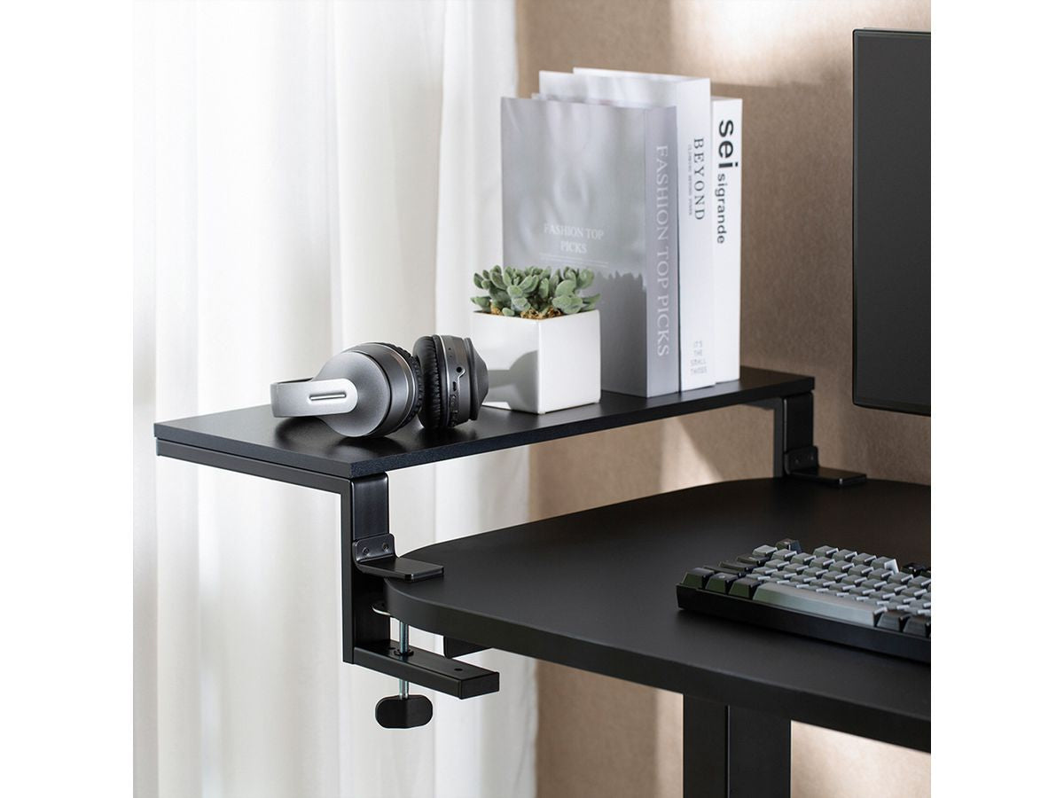 ROLINE Monitor-Tischständer – freistehend – bis 20 kg – höhenverstellbar – schwarz – für Monitore
