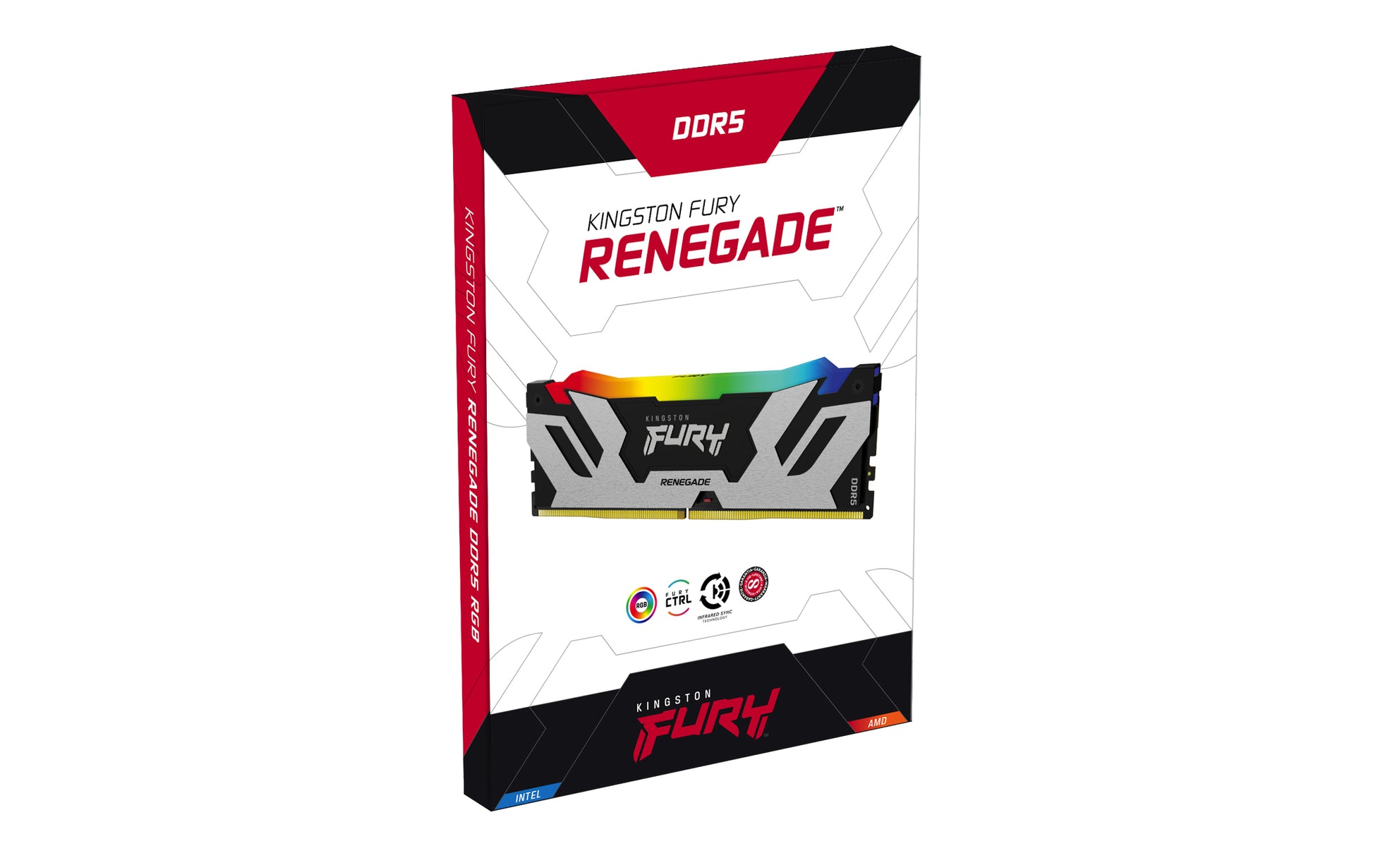 Kingston Technology Kingston FURY Renegade RGB – DDR5 DIMM – 32 GB, 6400 MT/s, CL32, 288-Pin DIMM