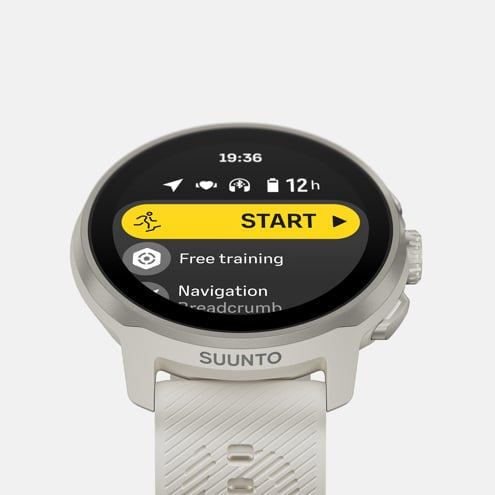 Suunto Run 46 mm GPS – Polyamid/Stahl Grau, Sportarmband, 50 m, für Android, iPhone