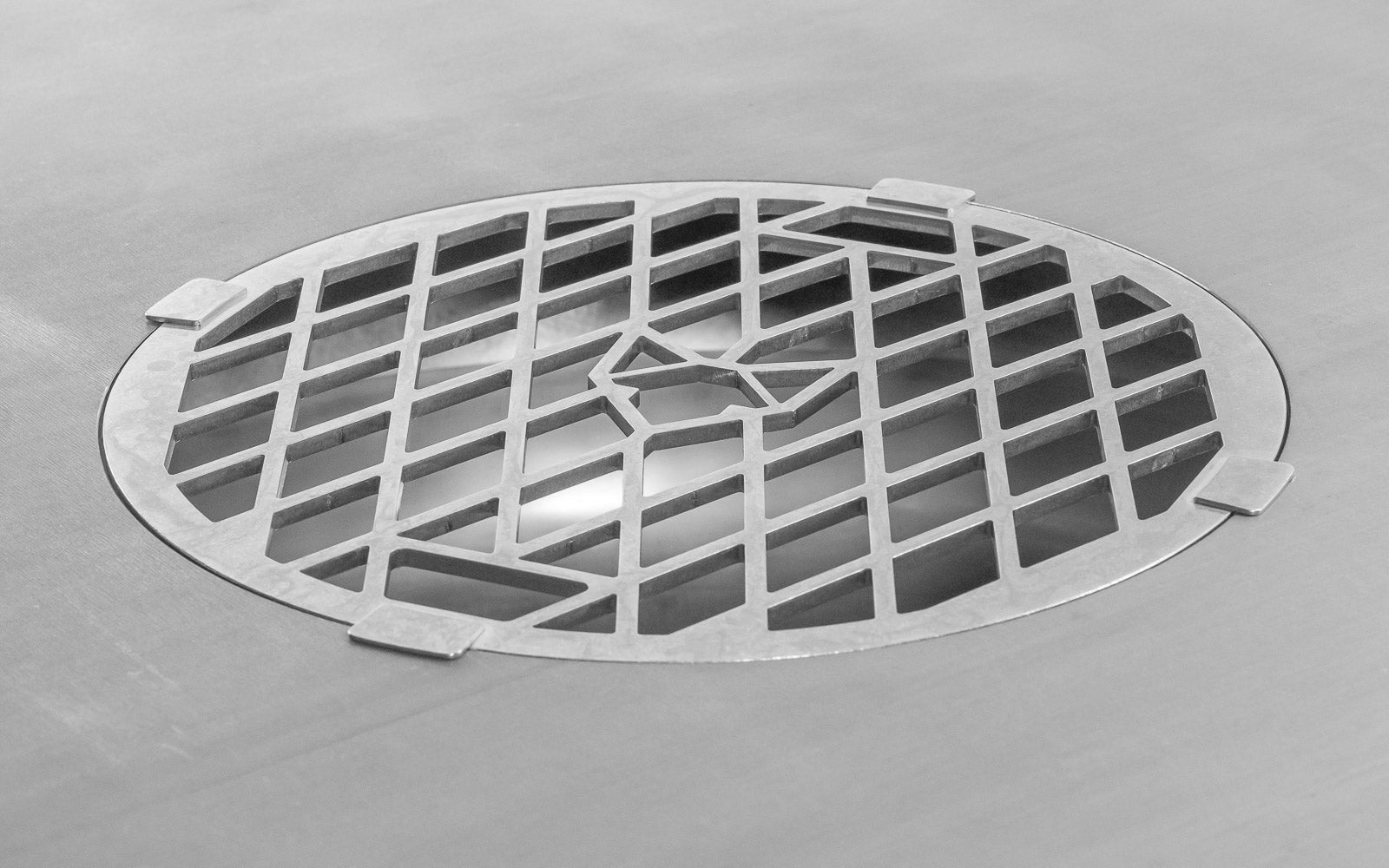 FENNEK Grillrost – Ø 29,8 cm, Höhe 0,6 cm, Edelstahl – für Feuerplatte