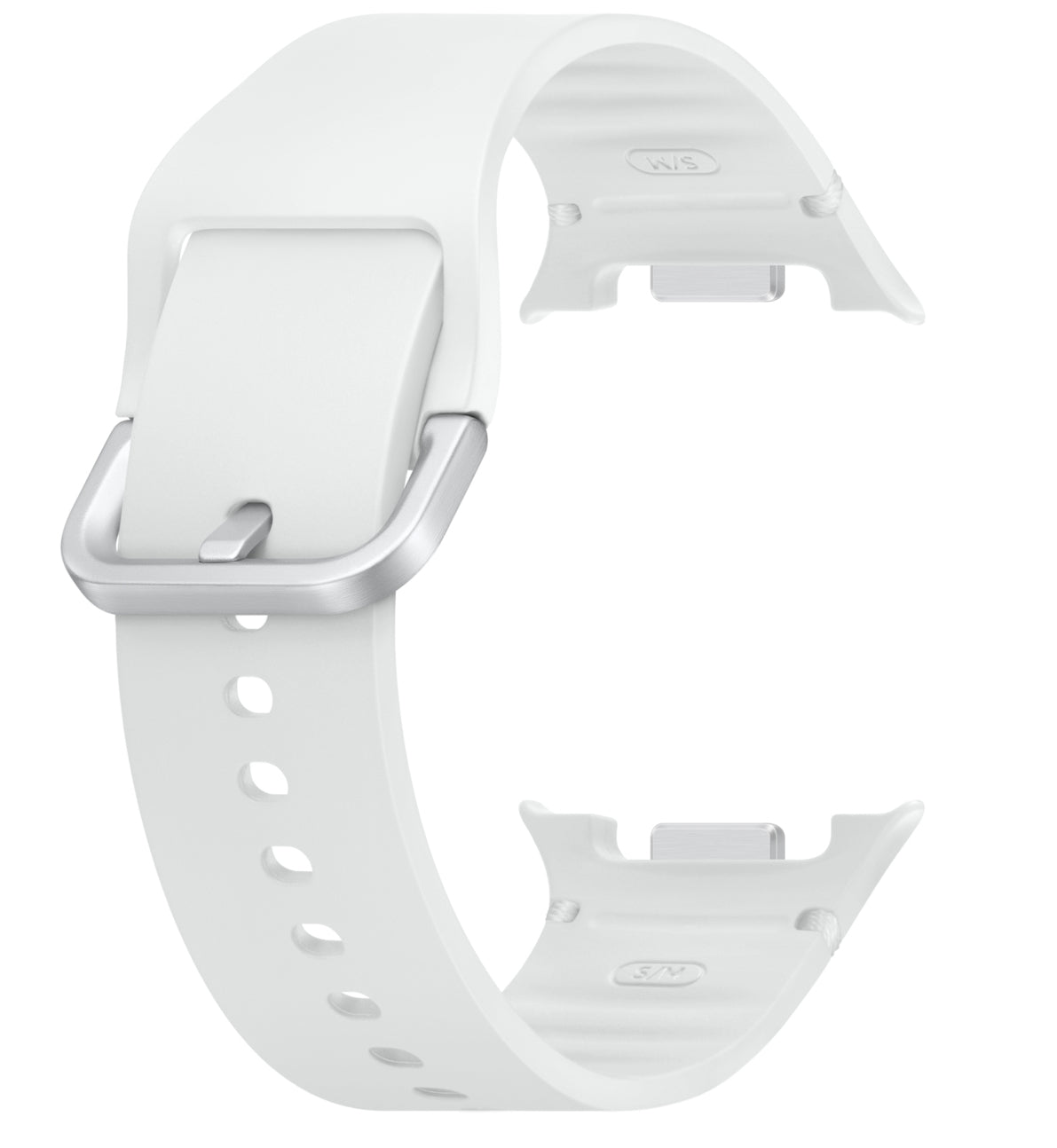 Samsung Watch 8 Sport – Smartwatch – Weiss, Bandgrösse S/M, Gummi