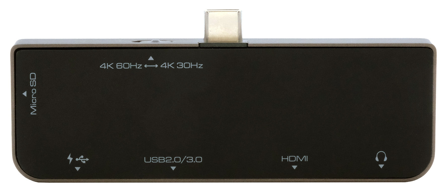 EXSYS EX-1222HM Dockingstation – USB-C, HDMI, USB-A, 87 W PD, microSD, 3,5 mm Audio, für Windows/Mac/Linux