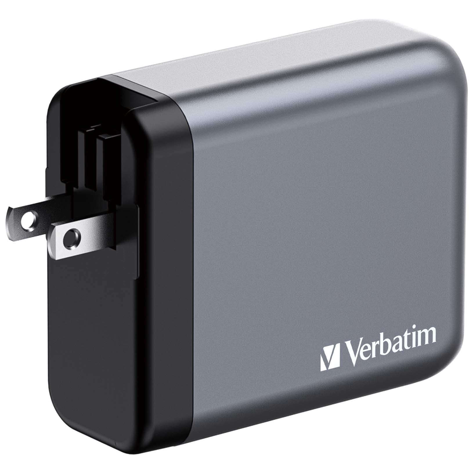 Verbatim 32203 Ladegerät – 140 W, 3× USB-C + 1× USB-A, PD, QC, PPS, GaN