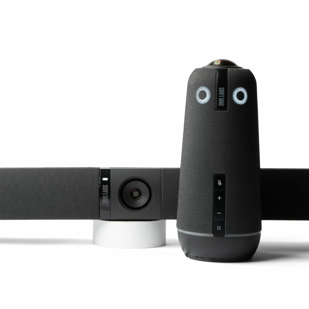 Owl Labs Meeting Owl 4+ & Owl Bar – Konferenzraum-System – 4K, 360°, für Windows/Mac/ChromeOS, USB-C, LAN (RJ4)
