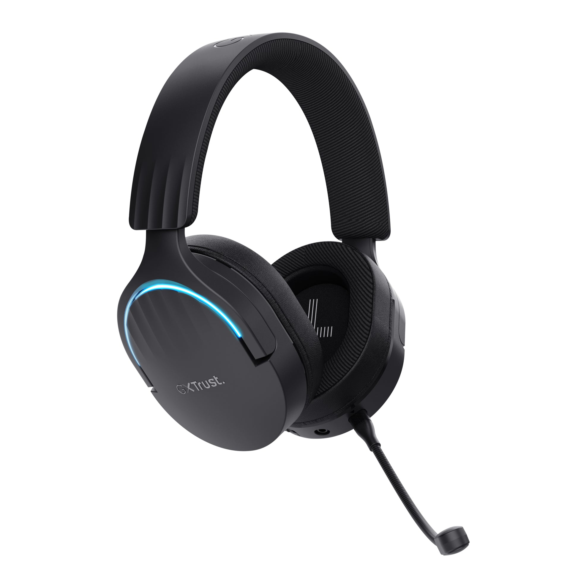 Trust GXT 491 FAYZO Gaming-Headset – Stereo, Kabel + BT, mit USB-A-Dongle, Schwarz
