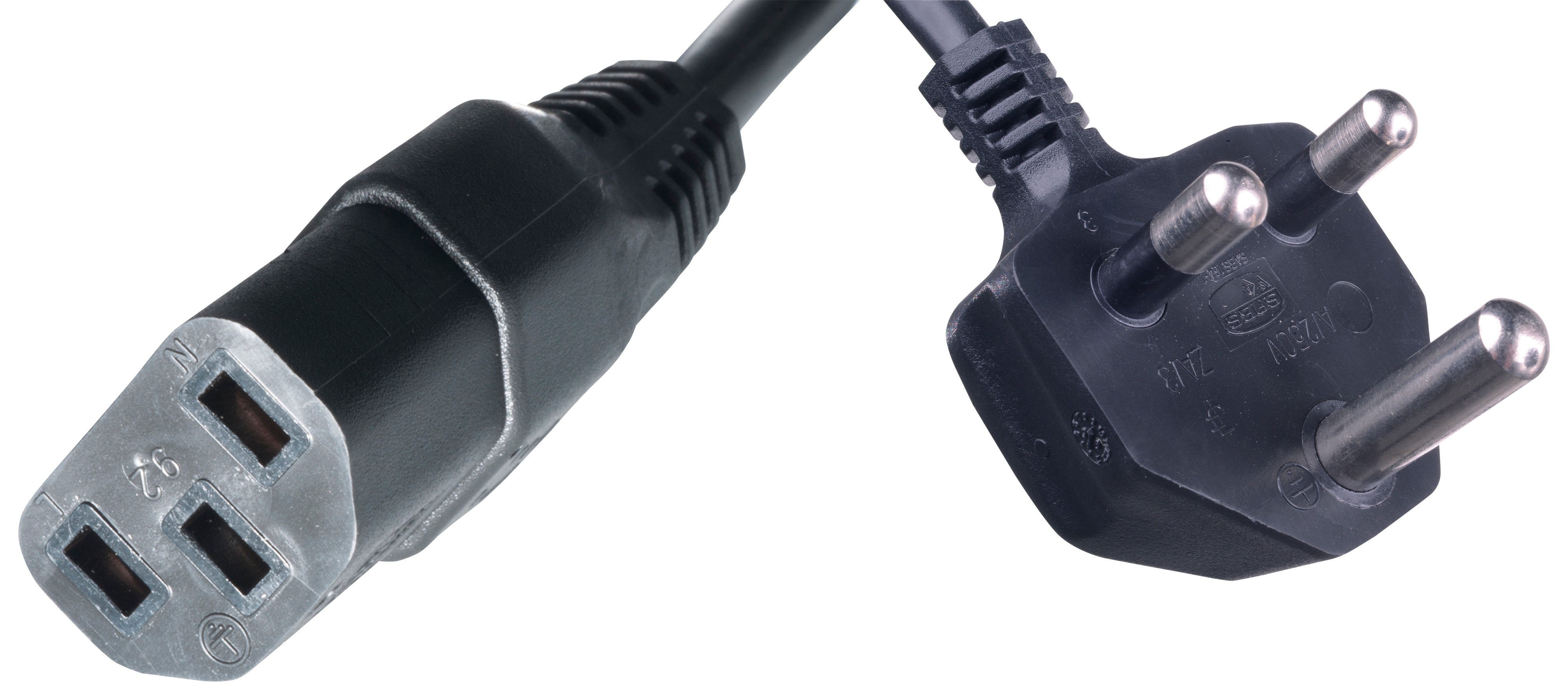 HPE Netzkabel, IEC C13 auf IS 1293, 1,9 m, PWC-STOCK