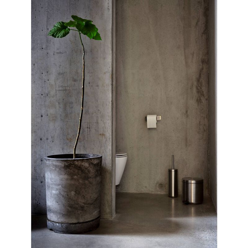 Zone Denmark Toilettenpapierhalter – Edelstahl, wandmontiert, 7,6 × 16,4 × 4 cm