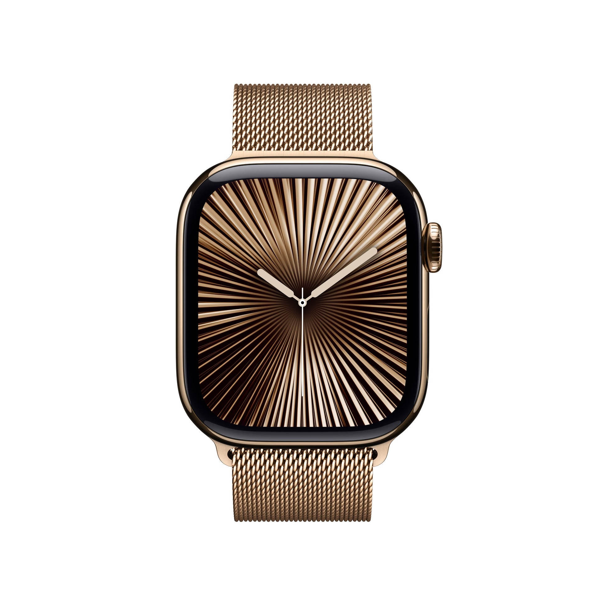 Apple Watch S10 – Smartwatch – 42 mm, LTE, OLED, 50 m, Gold, Titan, Milanese Loop