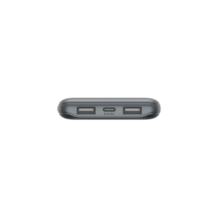 Belkin Powerbank 10000 mAh, PD 39 W, 1× USB-C, 1× USB-A, Grau