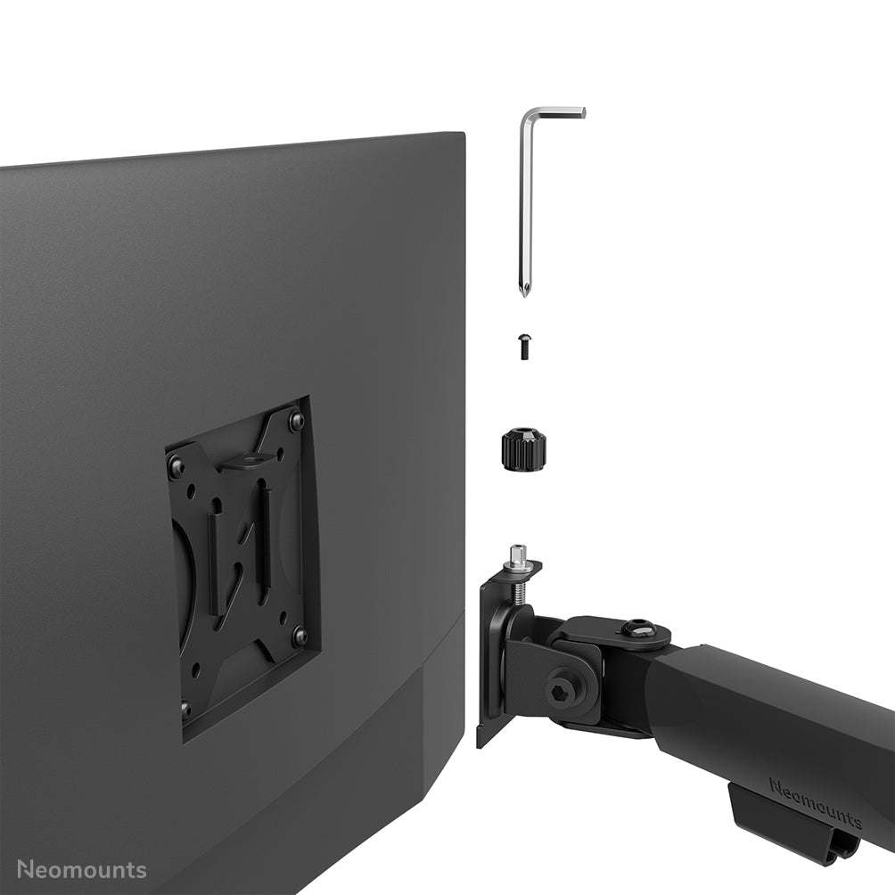 Neomounts DS45-600BL2-1 – Monitor-Tischständer – freistehend – 3 Monitore – 10–32″ – VESA 75×75/100×100 mm – b