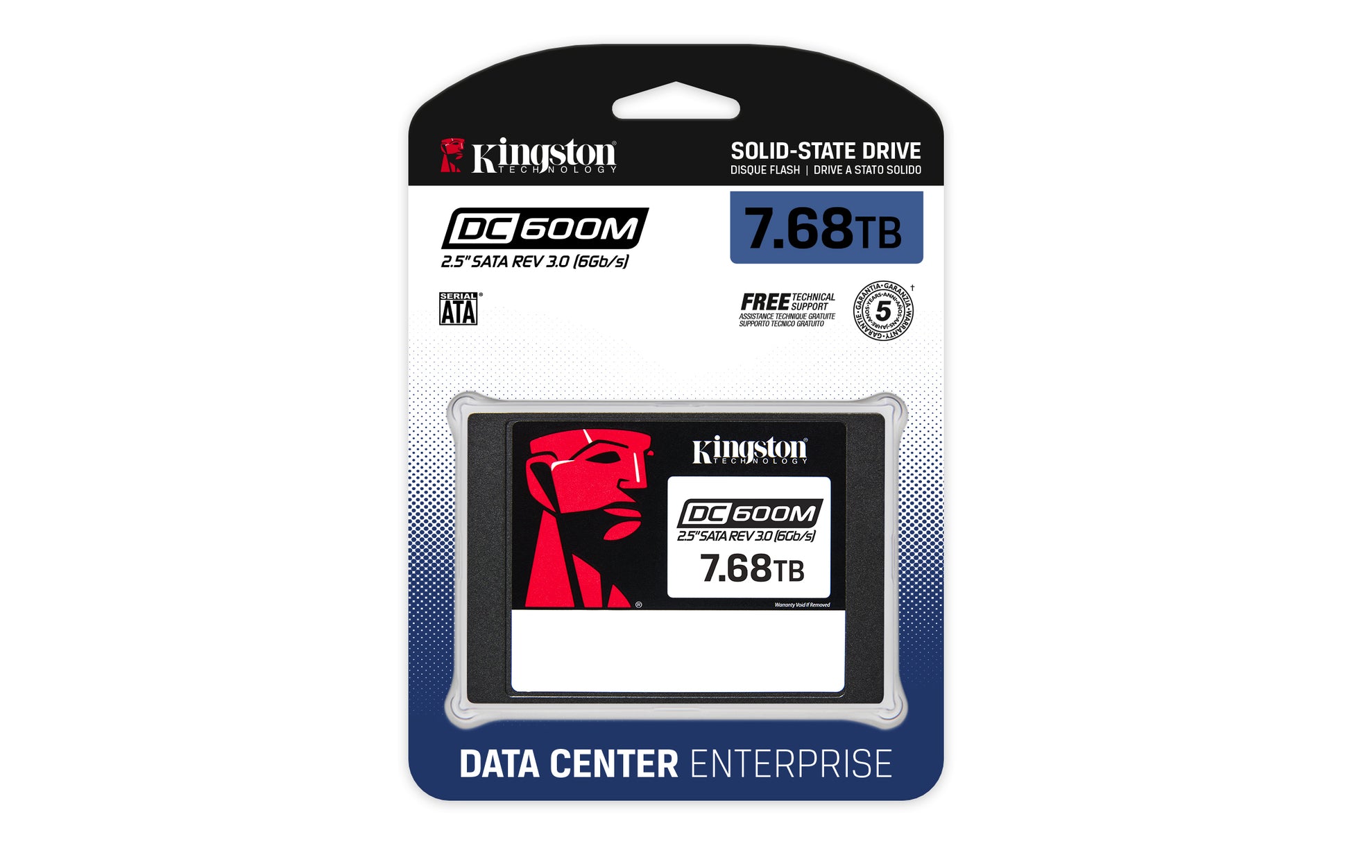 Kingston DC600M – 7,68 TB, Mixed Use, Enterprise SATA