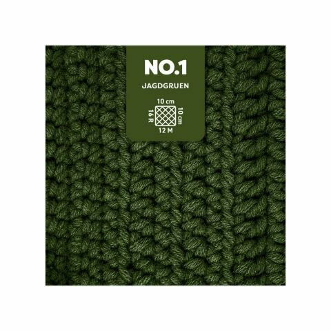 myBoshi Nr.1 Wolle Efeugrün – 50 g, 55 m, Nadel 6 mm, 70% Polyacryl/30% Merinowolle