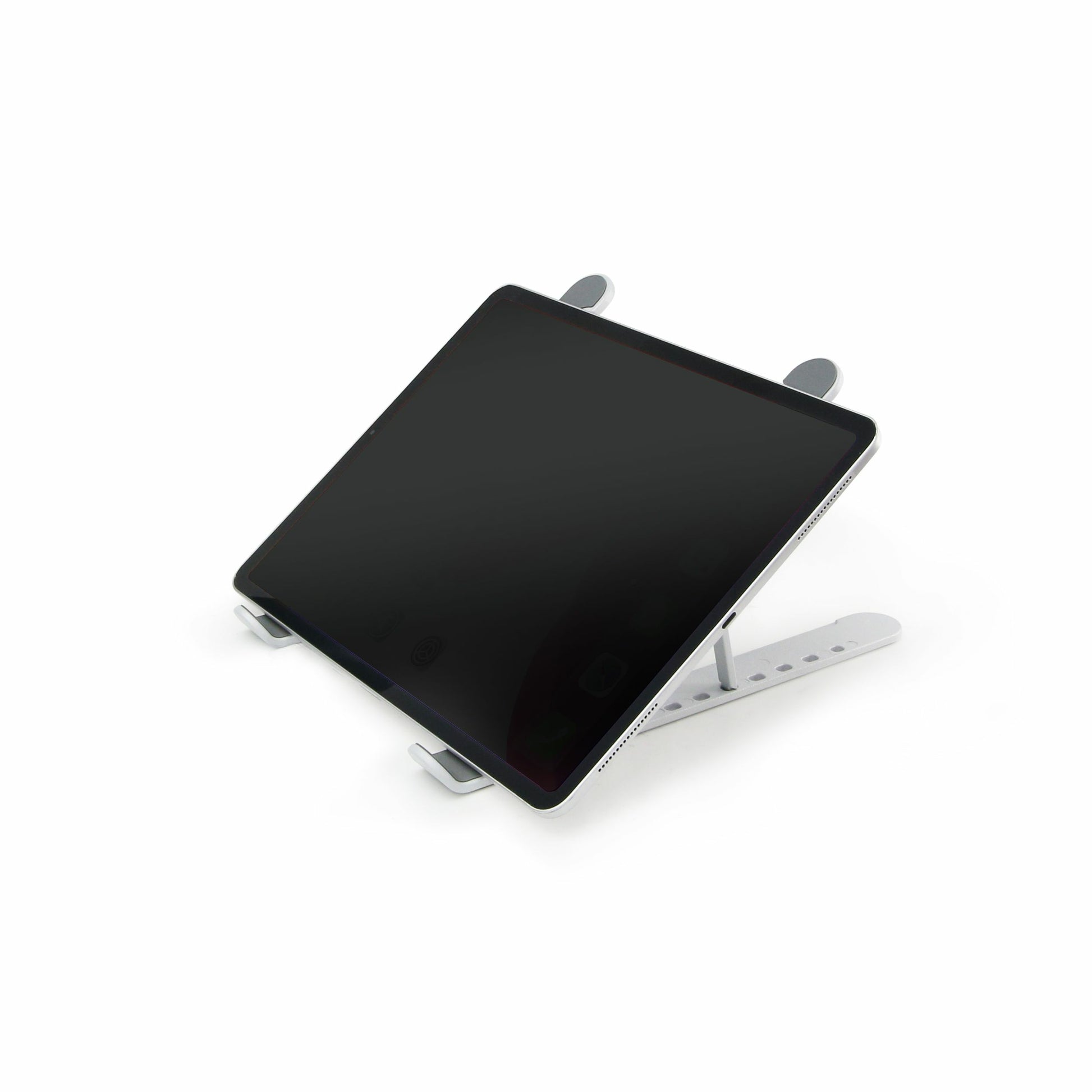 DICOTA Laptop-Ständer – für Laptops und Tablets – 7 Höhenstufen, faltbar – Schwarz/Silber
