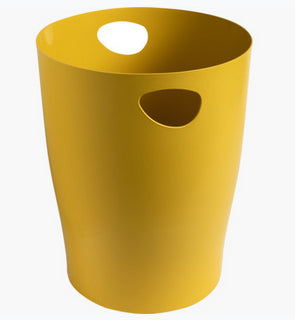 Exacompta Papierkorb Ecobin BeeBlue – 15 l – Kunststoff (PP), rund – gelb
