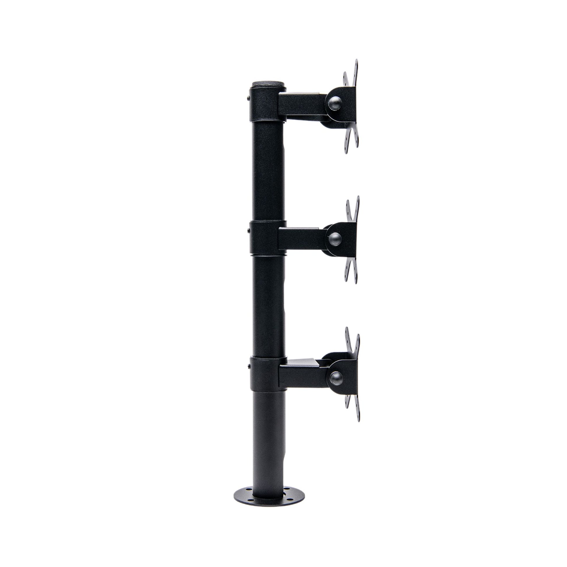 Star Micronics MUNITE TRI MOUNT BLK – Tablet-Rahmen, 3 Displays, −45–45°, für Tablets 25,4–81,3 cm, Schwarz