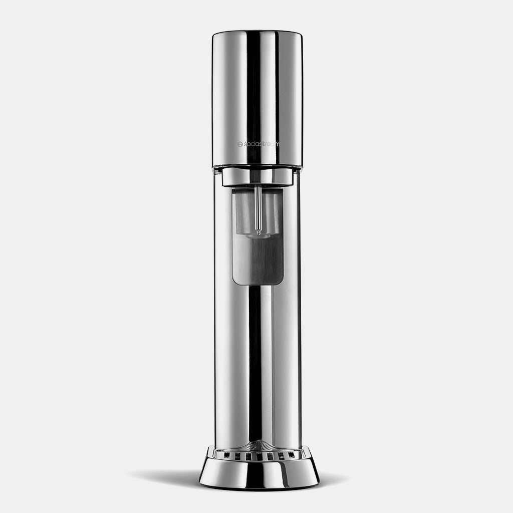 SodaStream Enso 1013611410 – Wassersprudler, 1 Flasche, Quick Connect 60 l, Silber