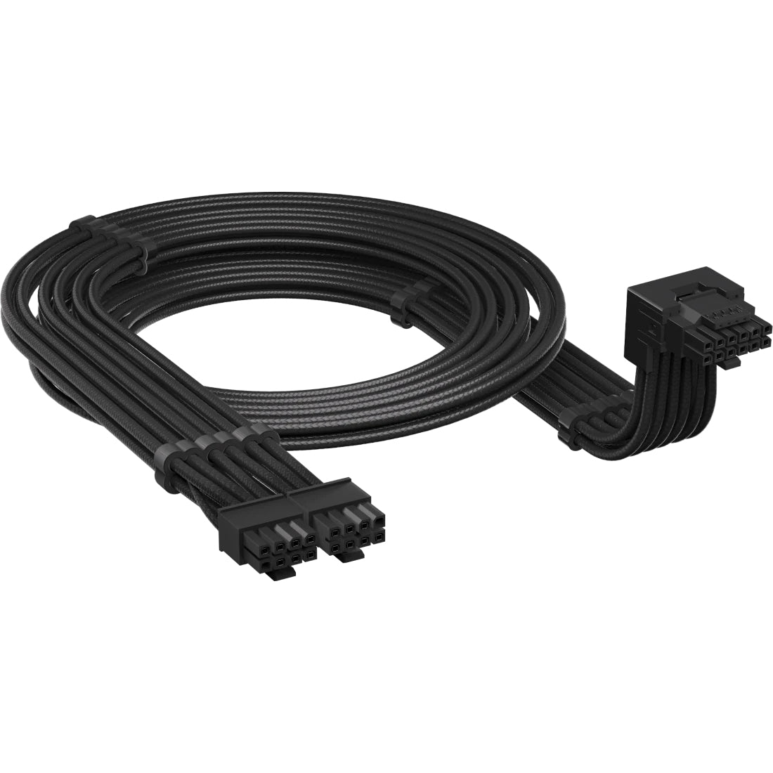 Corsair PCIe Stromkabel – 12V-2×6-12VHPWR, 0,65 m, gewinkelt, schwarz