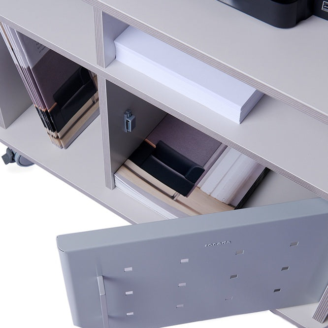 Rocada Schrank – Melamin, grau, 72 × 59 × 59 cm