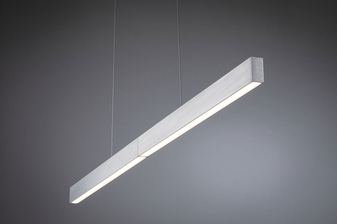 Paulmann Pendelleuchte Aptare – 180 × 5 cm, 3840 lm, 32 W, RGBW, 2200–2700 K, dimmbar, ZigBee, für Alexa