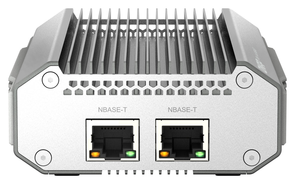 QNAP QNA-UC10G2T Netzwerkadapter USB-C zu 2× RJ-45 – 2× 10GBase-T (10 Gbit/s) – für NAS und Windows/Mac/Linux